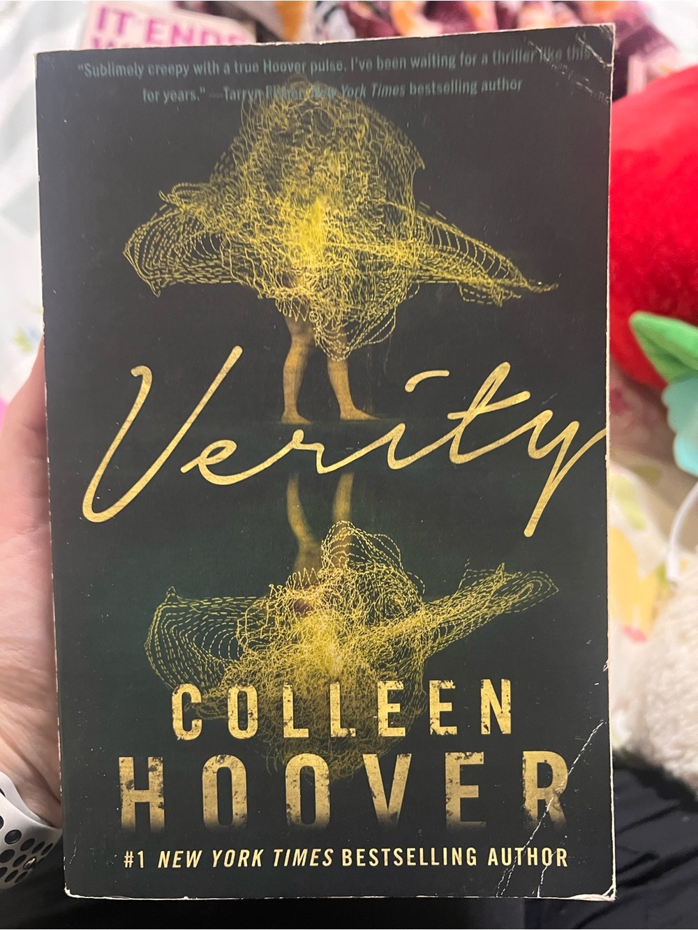 Barnes & Noble Verity by Colleen Hoover - Black and Yellow Cover